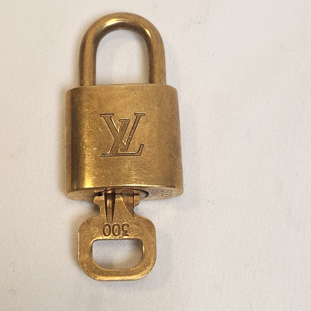Louis Vuitton Brass Padlock Key Holder
